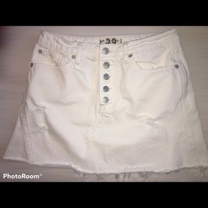 Free People Denim Mini Skirt size 29